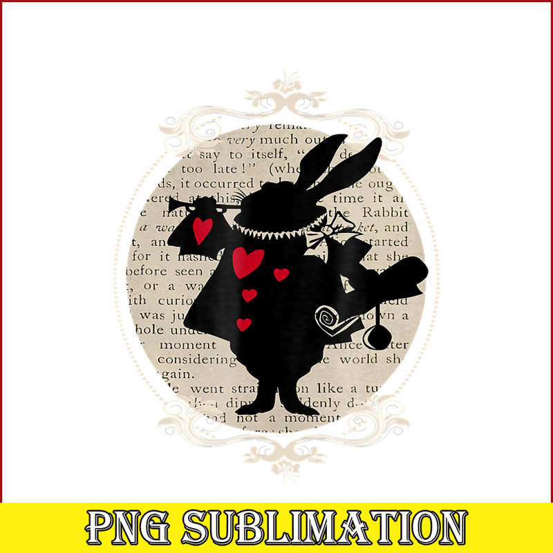 QUE301023147-Alice In Wonderland Rabbit PNG, Time Machine PNG, Heart Queen PNG.png