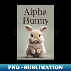 alpha bunny - exclusive sublimation digital file - unleash your creativity