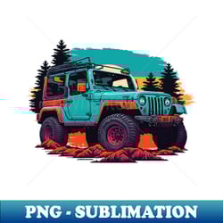 jeep wrangler adventure - professional sublimation digital download - boost your success with this inspirational png download