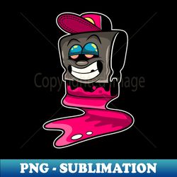 pink paint cartoon - Premium Sublimation Digital Download - Stunning Sublimation Graphics