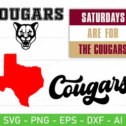 Cougars svg, Cougars png, Cougars svg bundle, Cougars png Bundle, football svg, football png, Cougars Mascot Svg, Cougar