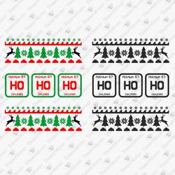 Ugly Christmas Science Holmium Nerd Ghristmas Gift DIY Shirt Design SVG PNG