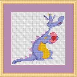 dragon cross stitch pattern dragon egg cross stitch cute nursery cross stitch decor digital file pdf