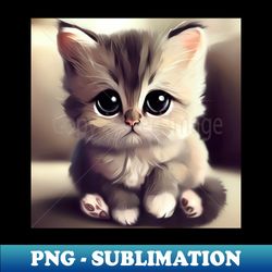Cute Baby Cat - Cute Baby Animals - Exclusive PNG Sublimation Download - Unleash Your Inner Rebellion