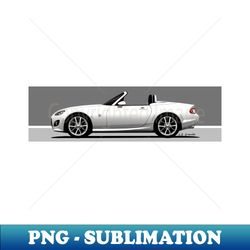 Drawing od the Roadster Coupe version of the japanese sports car - PNG Transparent Digital Download File for Sublimation - Fashionable and Fearless