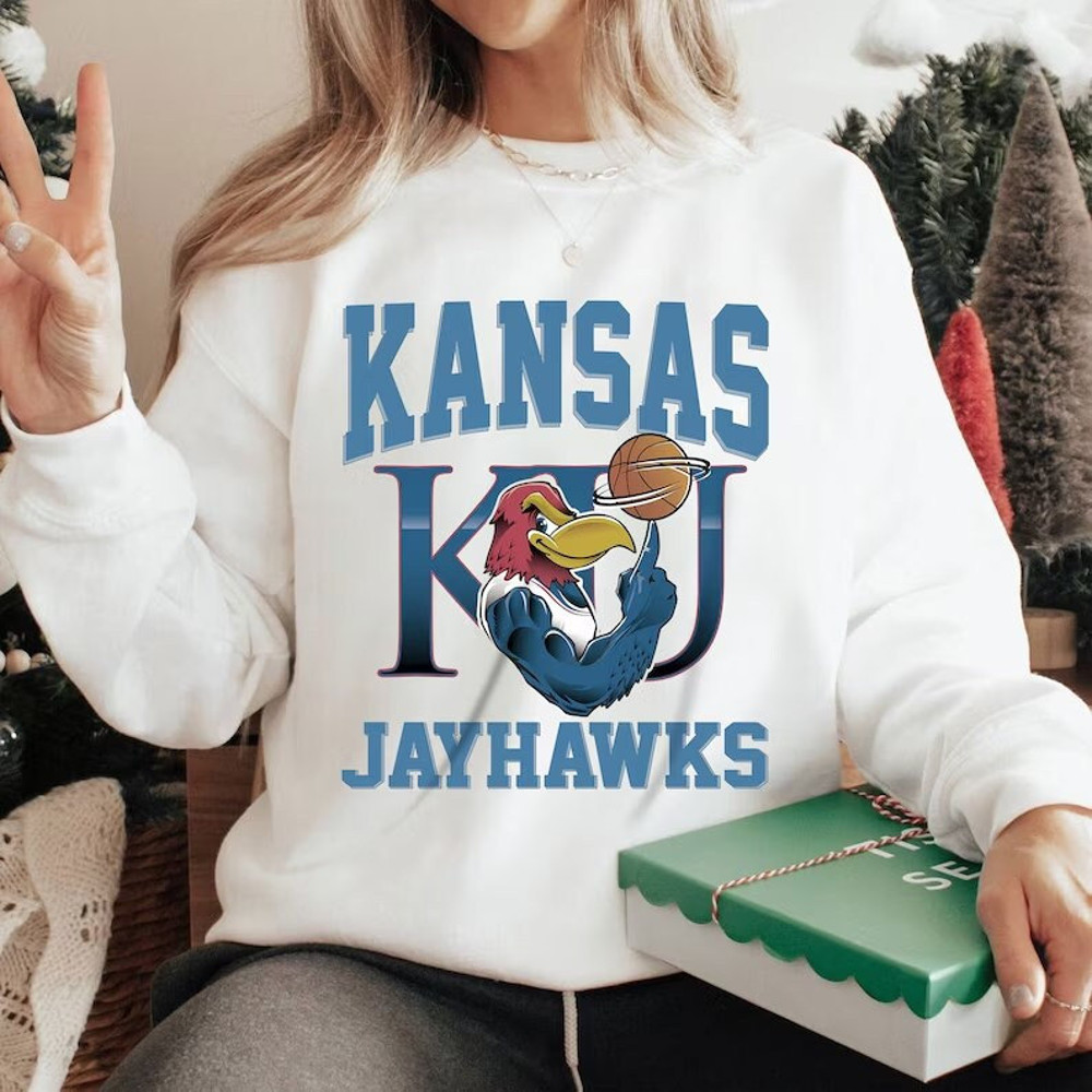 Vintage NCAA Kansas Jayhawks EST 1865 Logo Sweatshirt, University of Kansas Shirt, Basketball Hoodie, College, Unisex T-shirt Crewneck.jpg
