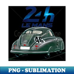 outstanding adorable exclusive hand drawing famous germany sport car for 24 hours race 50s porsche 356 light metal coupe 1951 - special edition sublimation png file - bold & eye-catching