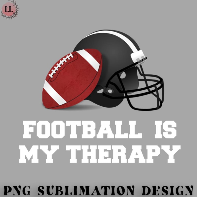 FO0707230816275-Football PNG Football Is My Therapy - Football Lover - Football Player.jpg
