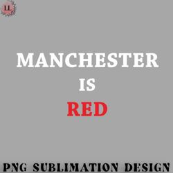 football png manchester is red