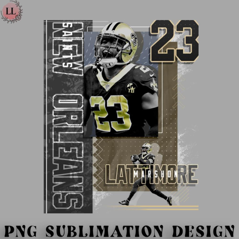 FA0707230820541-Football PNG Marshon Lattimore Football Paper Poster Saints 2.jpg