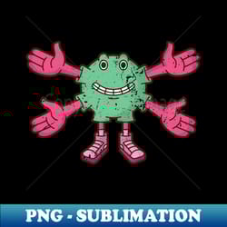 cute monster with four arms - high-quality png sublimation download - unleash your inner rebellion