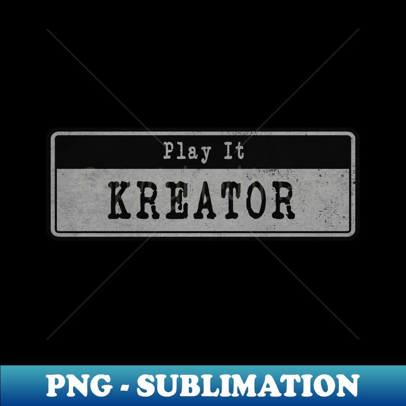Kreator Vintage Fanart Tribute - Unique Sublimation PNG Dow | Inspire ...