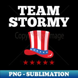 USA Team Stormy America Tophat Design - Sublimation-Ready PNG File - Unleash Your Inner Rebellion