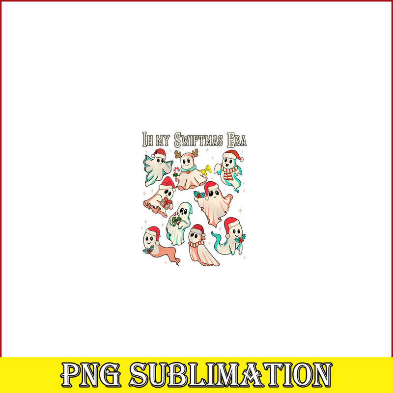 TLS13112309-In My Swiftmas Era PNG, Funny Ghost PNG, Retro Christmas PNG.png