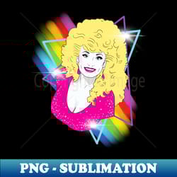 rainbow dolly - instant sublimation digital download - perfect for sublimation art