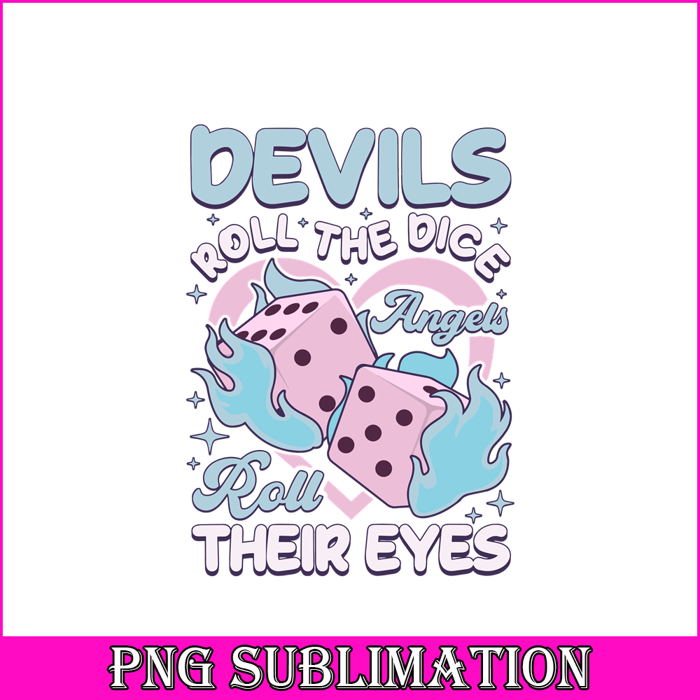 TLS13112337-Devil Roll The Dice SVG PNG DXF EPS DXF, Roll Their Eyes SVG, Angels SVG.png