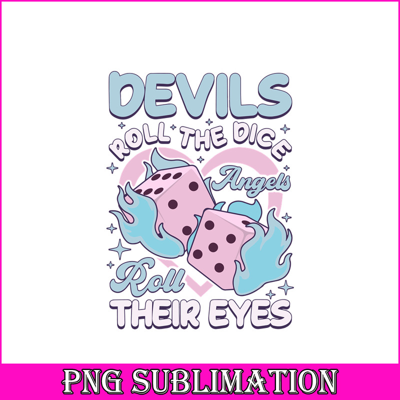 TLS13112337-Devil Roll The Dice SVG PNG DXF EPS DXF, Roll Their Eyes SVG, Angels SVG.png