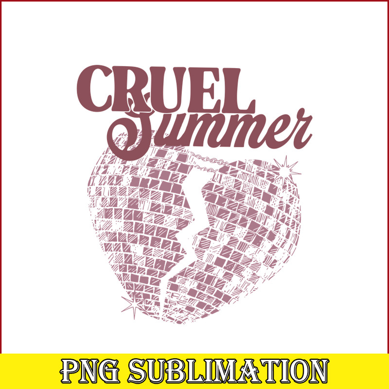 TLS13112339-Cruel Summer Disco SVG PNG DXF EPS DXF, Summer Songs SVG, Taylor Song SVG.png