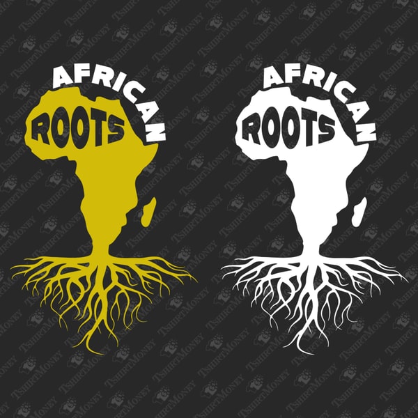 Afro Like Roots African Roots Black History Heritage Cricut Silhouette SVG - Inspire Uplift