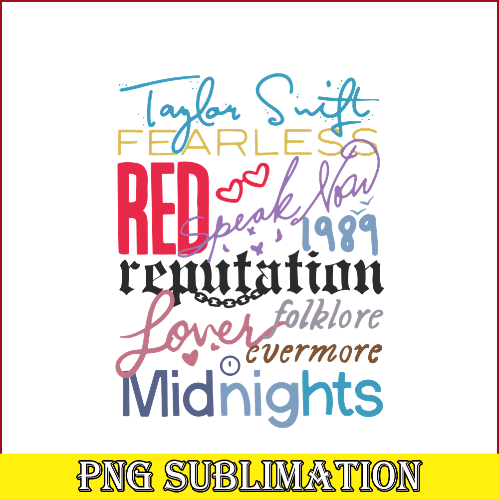 TLS13112355-Albums Of Taylor Swift SVG PNG DXF PDF EPS, Taylor Swift SVG, Song Of Taylor SVG.png