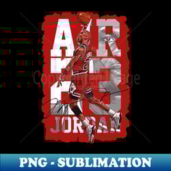 michael jordan - premium sublimation digital download - vibrant and eye-catching typography