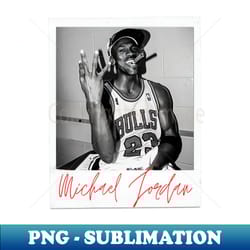 michael jordan - vintage sublimation png download - vibrant and eye-catching typography