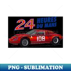 outstanding adorable exclusive hand drawing germany exclusive racing car porsche 718 gtr coupe 24h of le mans - vintage sublimation png download - spice up your sublimation projects