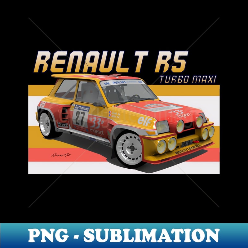 Png R5 Vector Renault R5 Turbo MAXI - PNG Transparent Sublimation Design - | Inspire ...