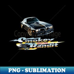 smokey and the bandit pontiac car - exclusive sublimation digital file - add a festive touch to every day