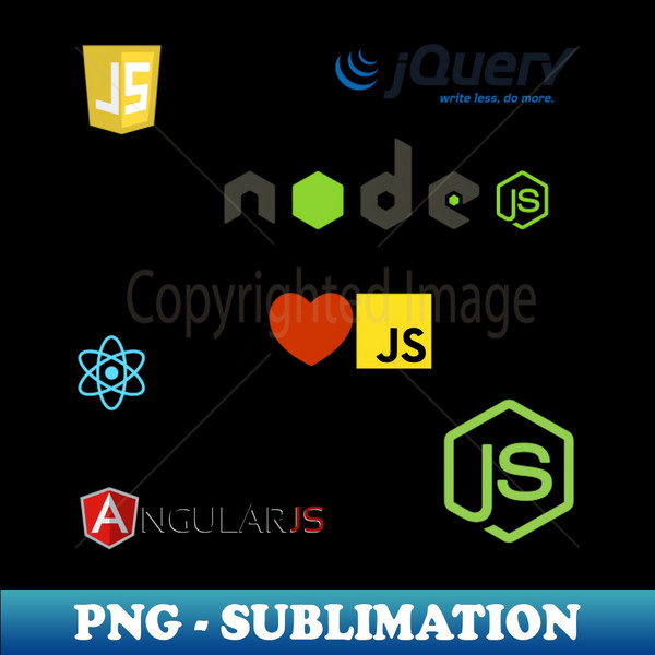 javascript ecosystem sticker set - Elegant Sublimation PNG D - Inspire ...