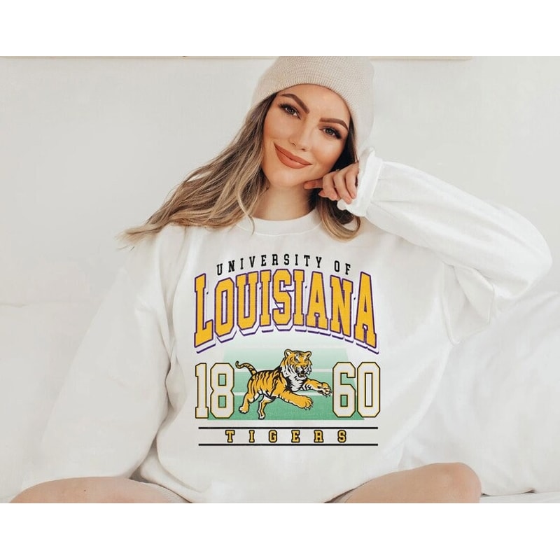 Vintage Louisiana Skeleton Football Shirt, Football Shirt, Louisiana Vintage Bootleg Design Shirt.jpg