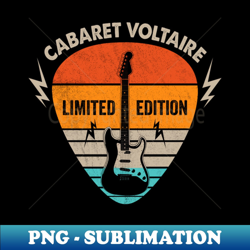 CF-43806_Vintage Cabaret Voltaire Name Guitar Pick Limited Edition Birthday 6546.jpg