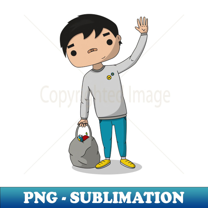CP-6683_Cartoon character boy with bag 8117.jpg