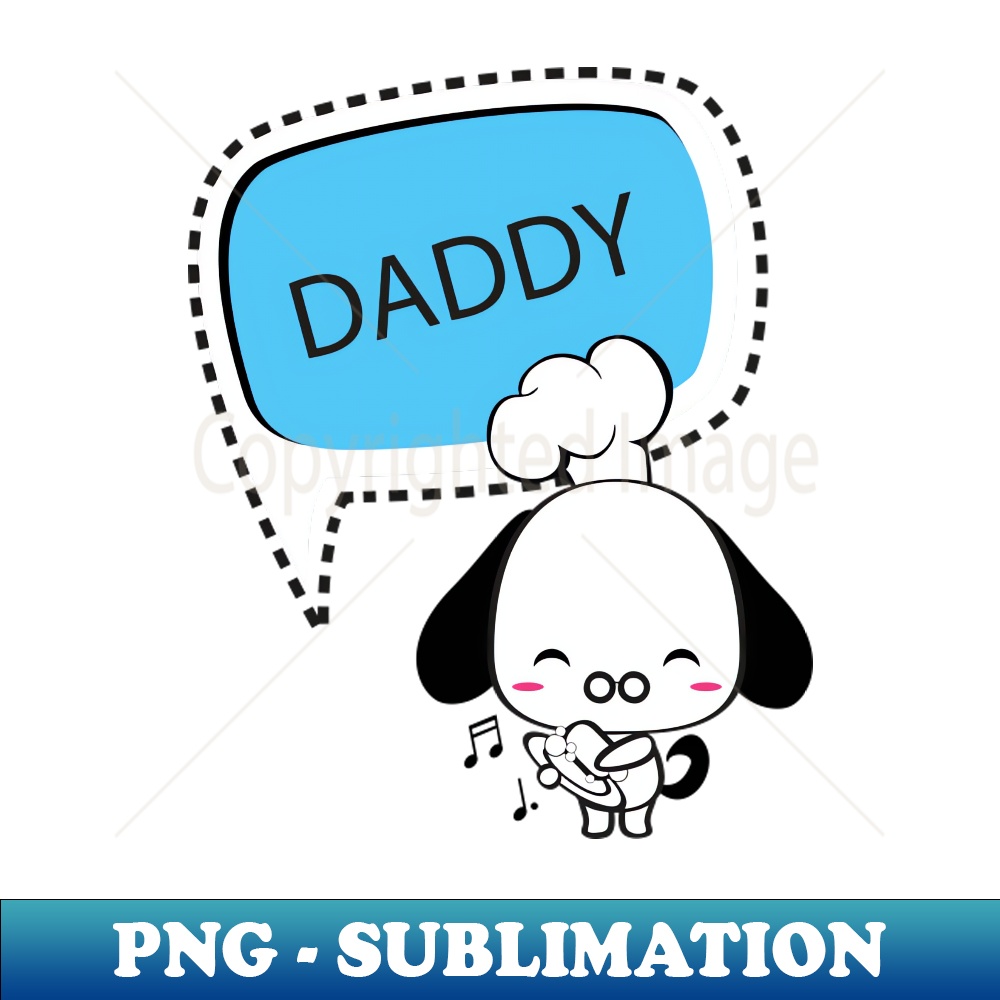 DC-18811_Happy Dog Cartoon with Daddy Speech Bubble 4865.jpg