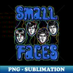 small faces - modern sublimation png file - defying the norms
