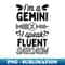 IZ-16035_Funny Gemini Zodiac Sign - Im a Gemini I speak fluent Sarcasm - White 9137.jpg
