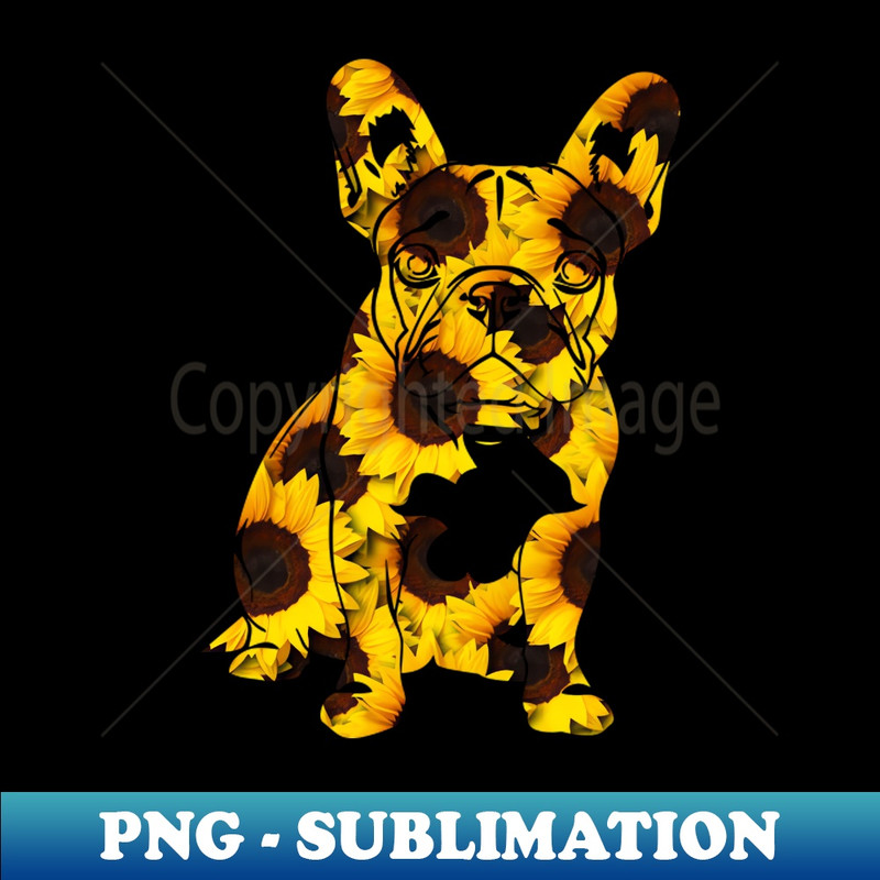 JA-30647_Oneline French Bulldog Silhouette Sunflowers 6353.jpg