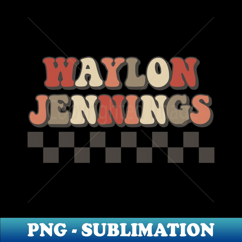 MH-44603_Waylon Jennings Checkered Retro Groovy Style 6312.jpg