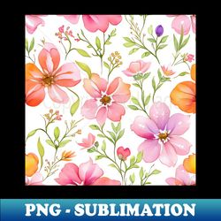 wild flowers flowers pattern - premium png sublimation file - transform your sublimation creations
