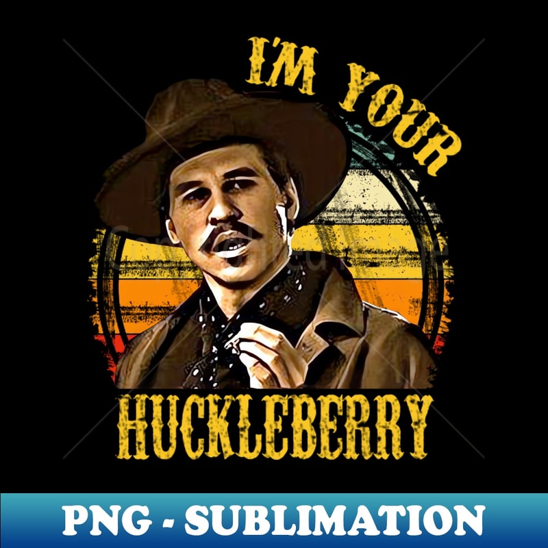 Toppa Di Fissaggio Con Gancio 'I'm Your Huckleberry' - MTB-27F, Misura Toppa Di Fissaggio Con Gancio 'I'm Your Huckleberry' - MTB-27F, Misura