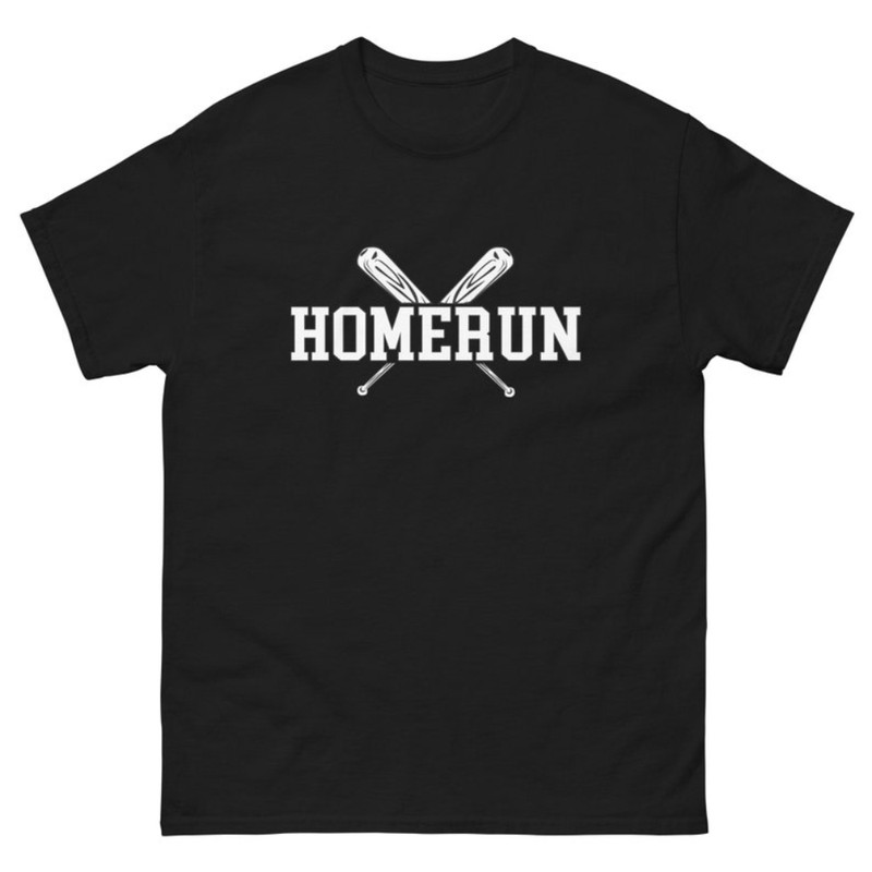 Baseball Home Run Unisex Funny Classic T Shirt Tee.jpg