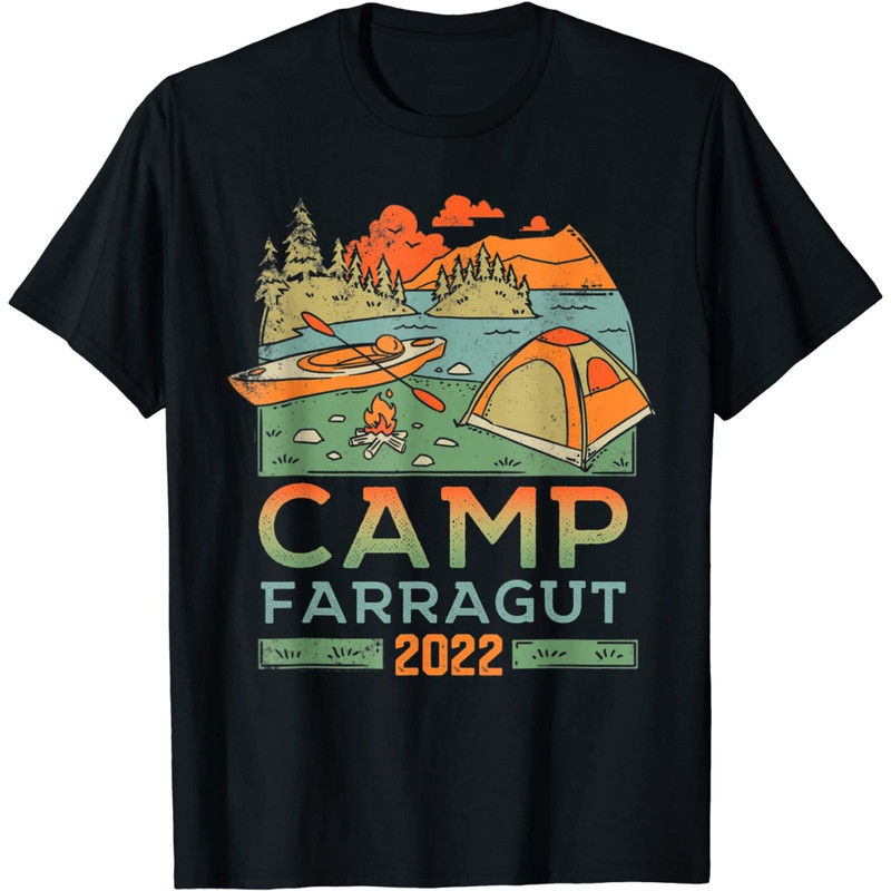 Farragut Sandpoint Idaho Happy Camper Summer T-Shirt.jpg