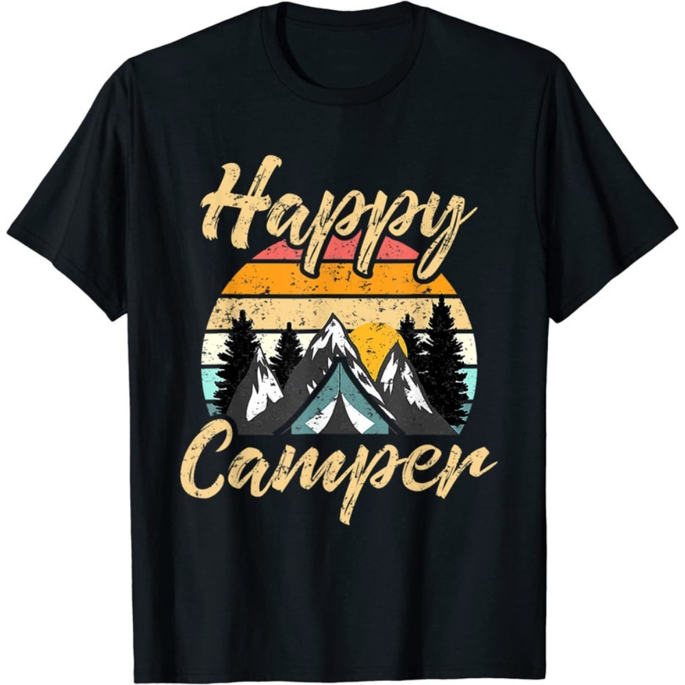Funny Camping Hiking Lover Present Happy Camper T-Shirt.jpg
