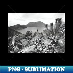 Vintage Photo of Lake Atitln - Exclusive PNG Sublimation Download - Defying the Norms