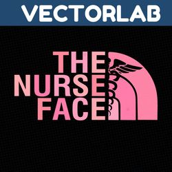 The Nurse Face Pink Version SVG Graphic Design File