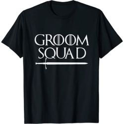 groom squad funny bachelor party groomsmen wedding team t-shirt