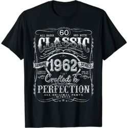 vintage 1962 limited edition shirt 60 year old 60th birthday t-shirt