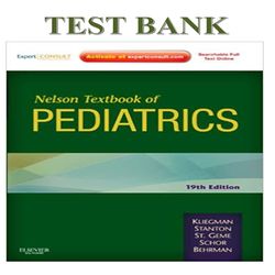 NELSON PEDIATRICS REVIEW(MCQS) 19 EDITION TEST BANK