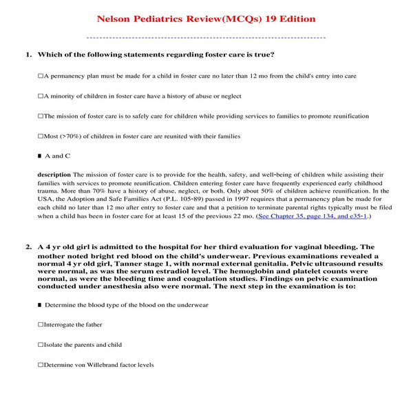NELSON PEDIATRICS REVIEW(MCQS) 19 EDITION TEST BANK-1-10_00002.jpg