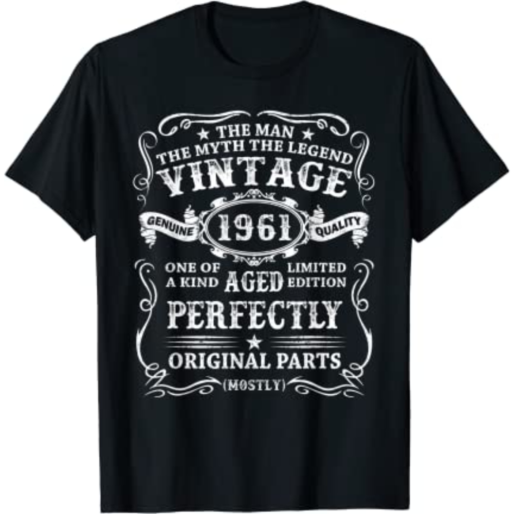 Mens 60 Years Old Gift Vintage 1961 Man Myth Legend 60th Birthday T-Shirt.jpg